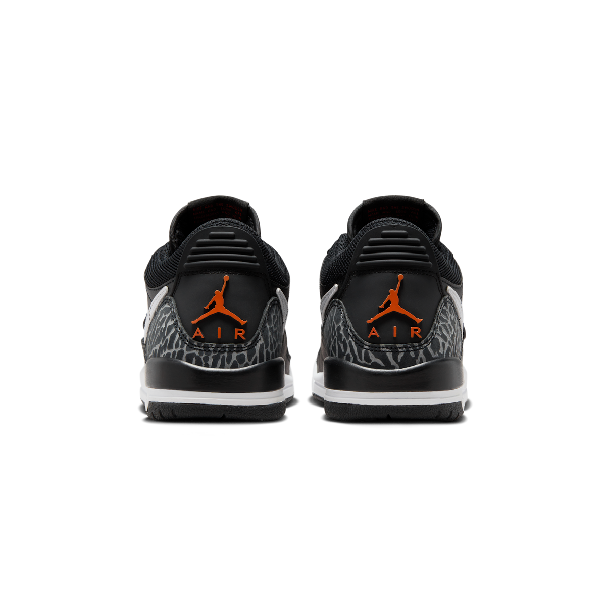 Jordan Legacy 312 Low Black White Safety Orange (GS)