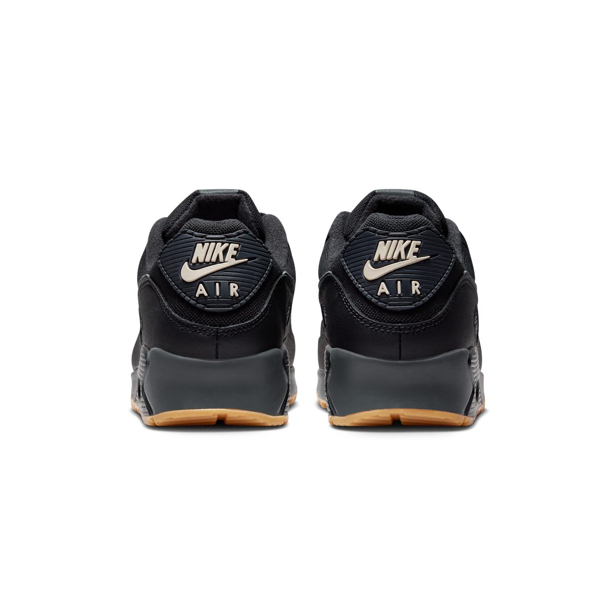 Nike Air Max 90 Black Smoke Grey Gum Reflective