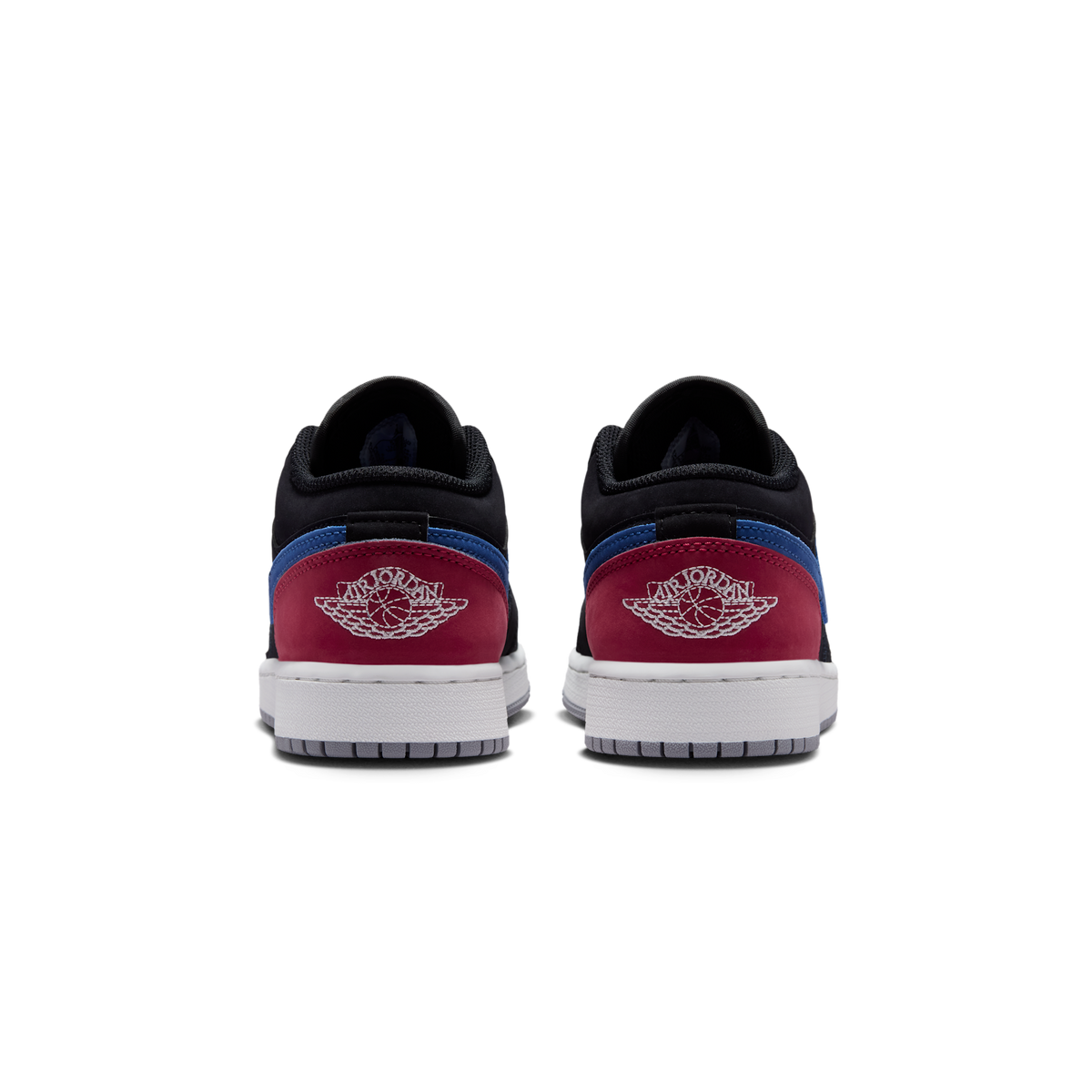 Jordan 1 Low Black True Blue Varsity Red (GS)