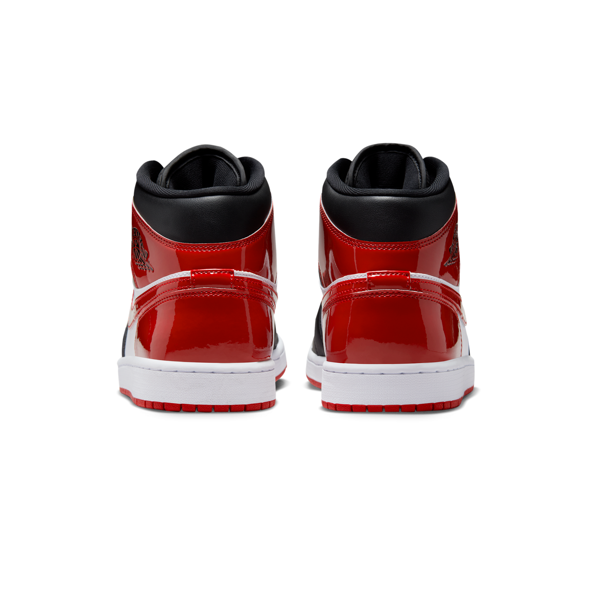 Jordan 1 Mid SE Patent Bred Toe