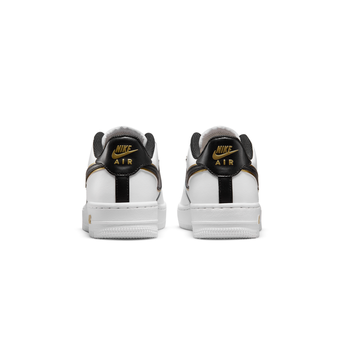 Nike Air Force 1 Low '07 LV8 Double Swoosh White Metallic Gold (GS)