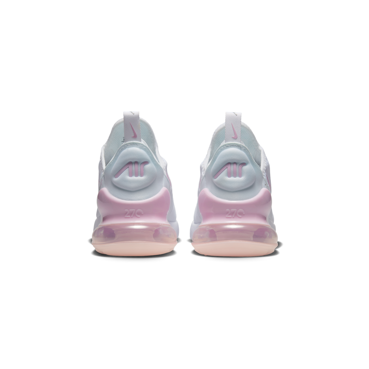 Nike Air Max 270 White Light Smoke Grey Pink Foam (GS)