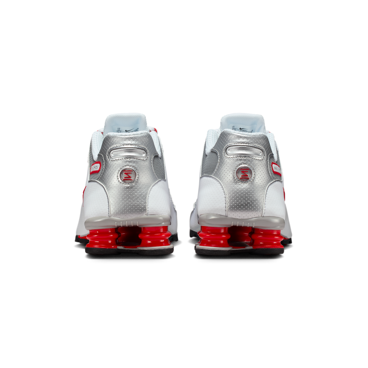 Nike Shox NZ White Red Metallic Silver | 378341-104