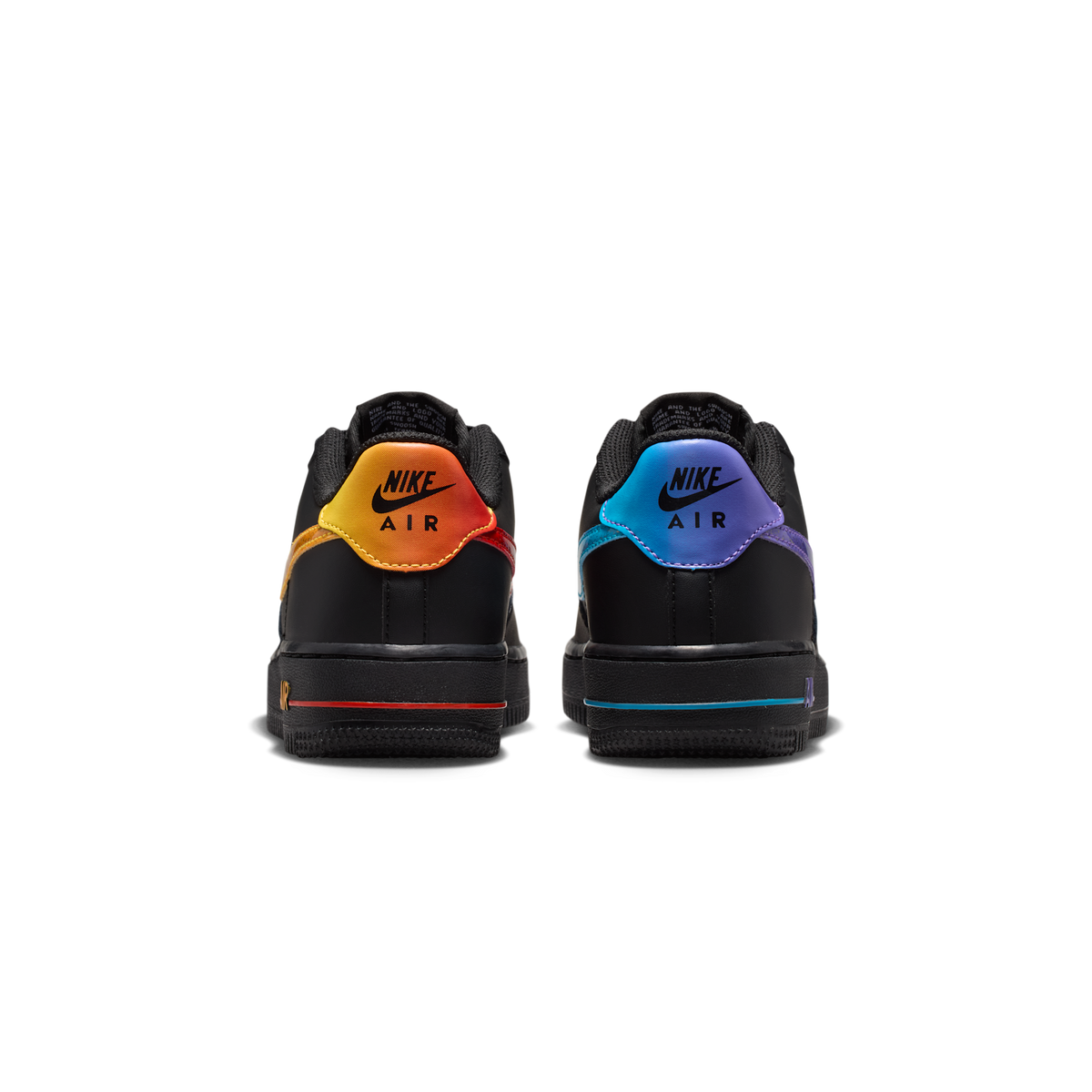 Nike Air Force 1 Low Black Multi-Color (GS)