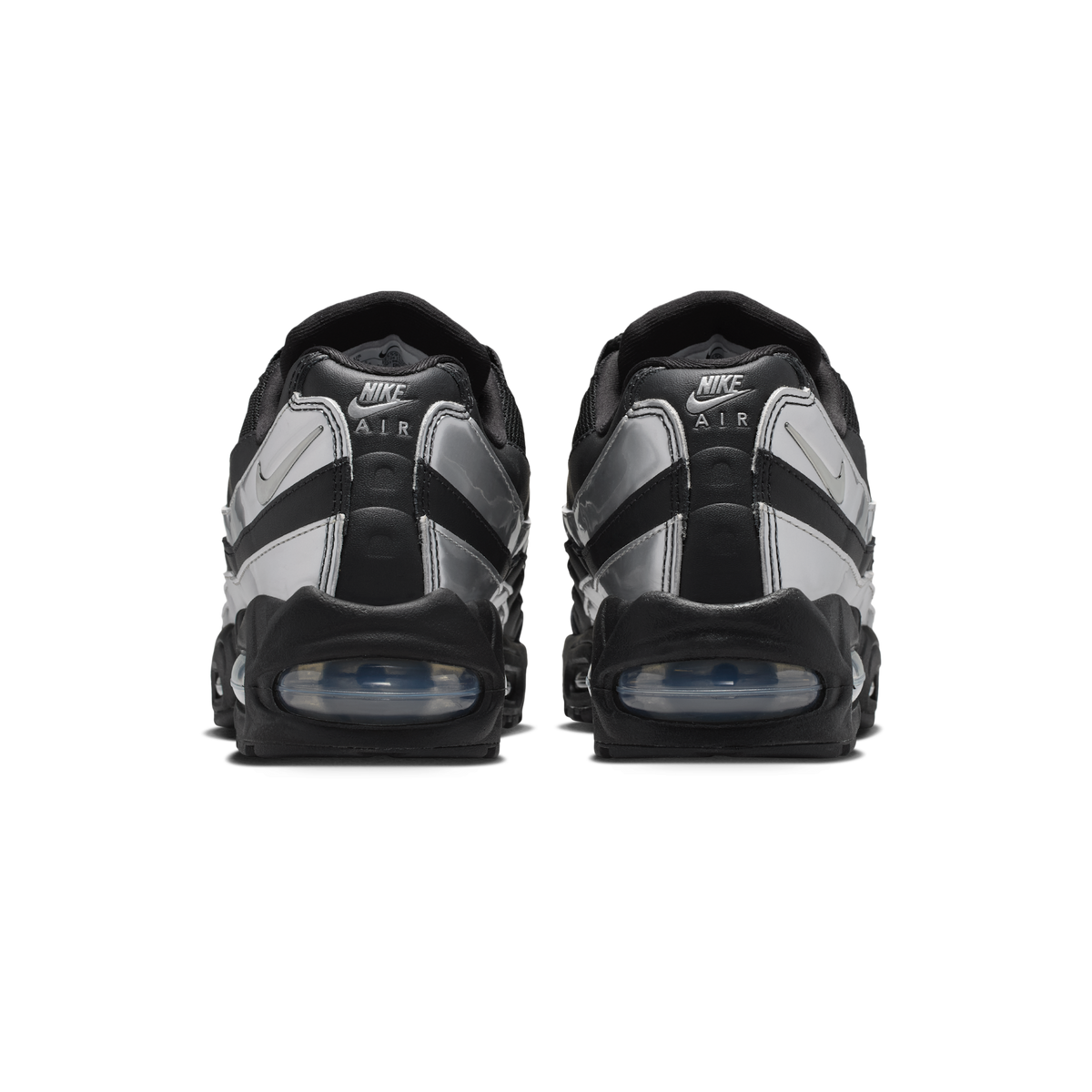 Nike Air Max 95 Big Bubble Black Metallic Silver (Women's)