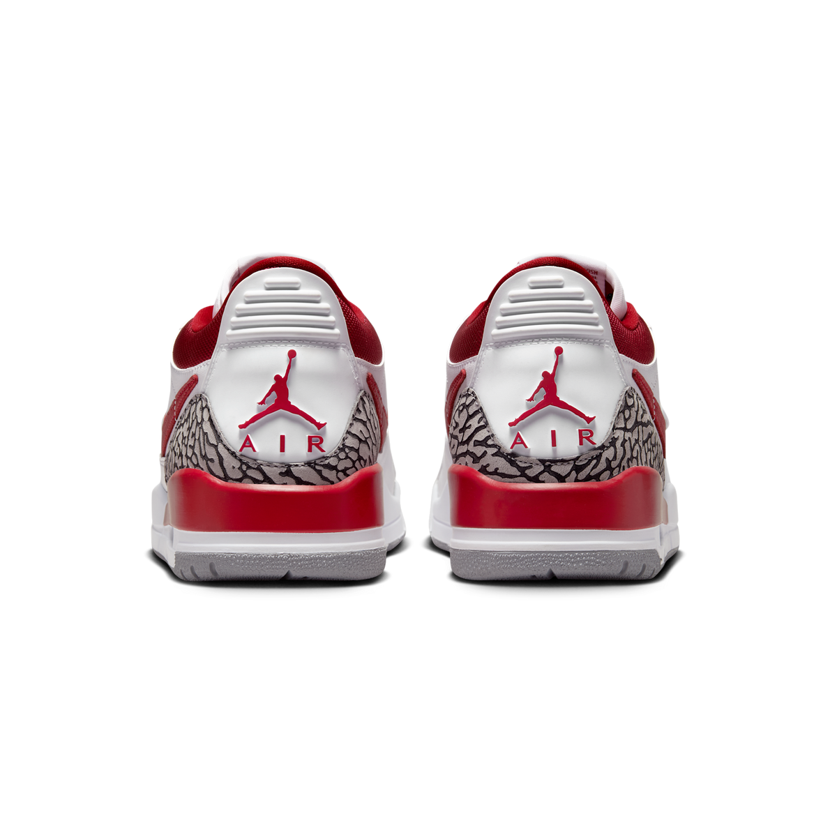Jordan Legacy 312 Low White Cement Gym Red (Women's)