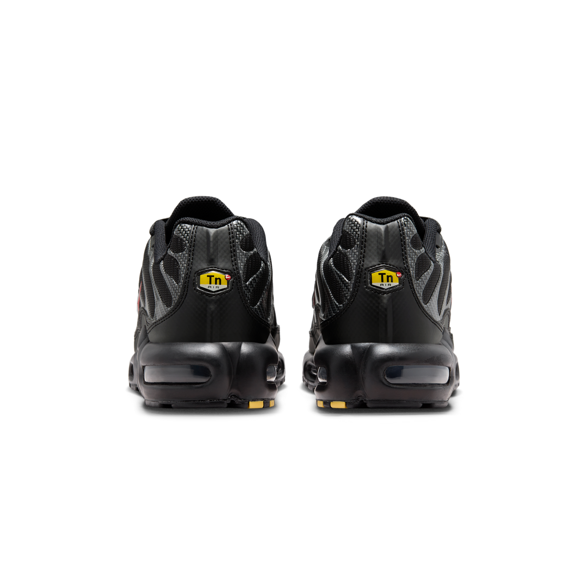 Nike Air Max Plus Black University Red Metallic Silver