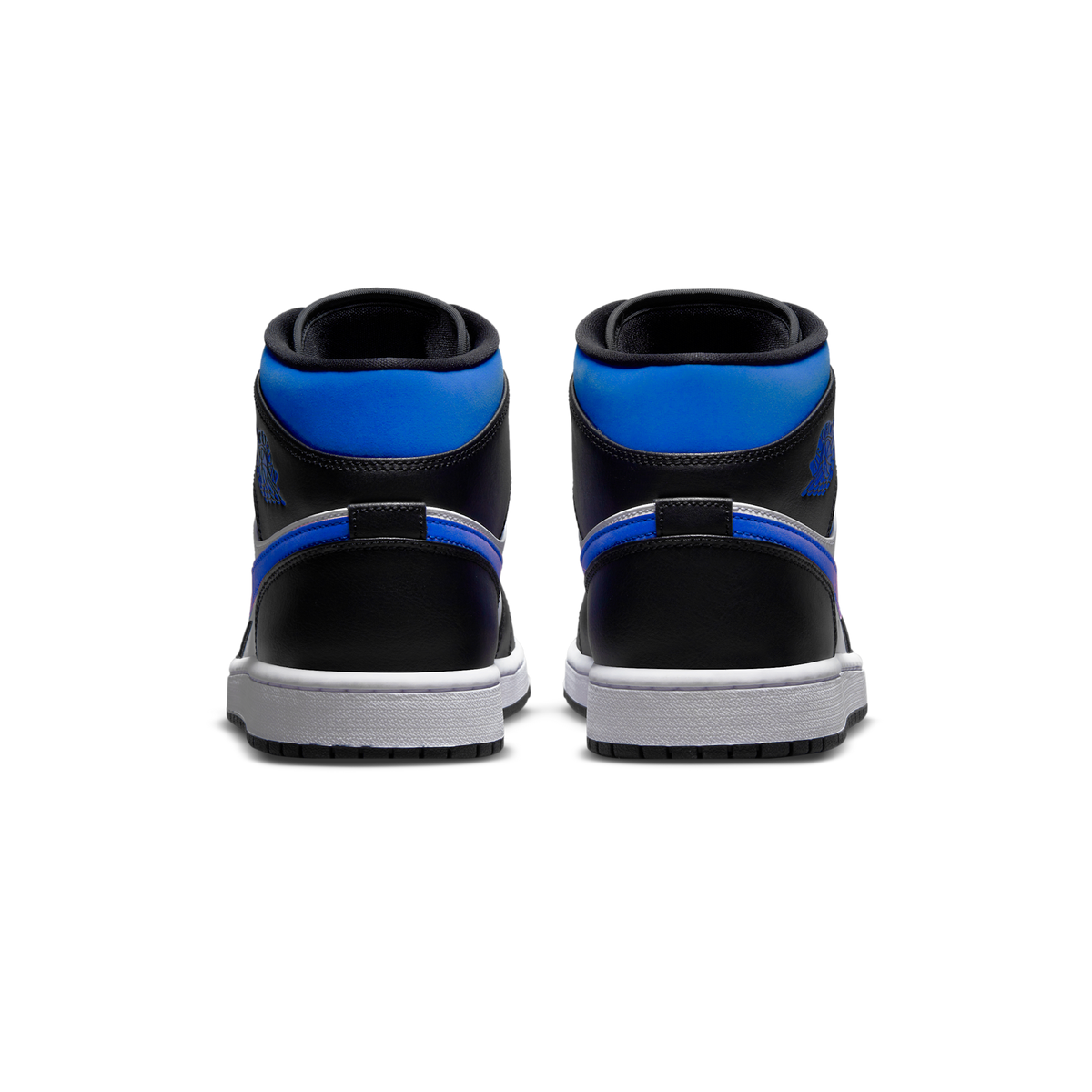 Jordan 1 Mid White Black Racer Blue