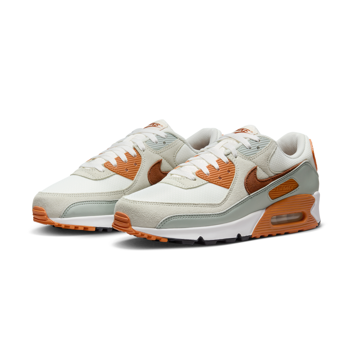 Nike Air Max 90 Summit White Monarch Light Pumice Light British Tan