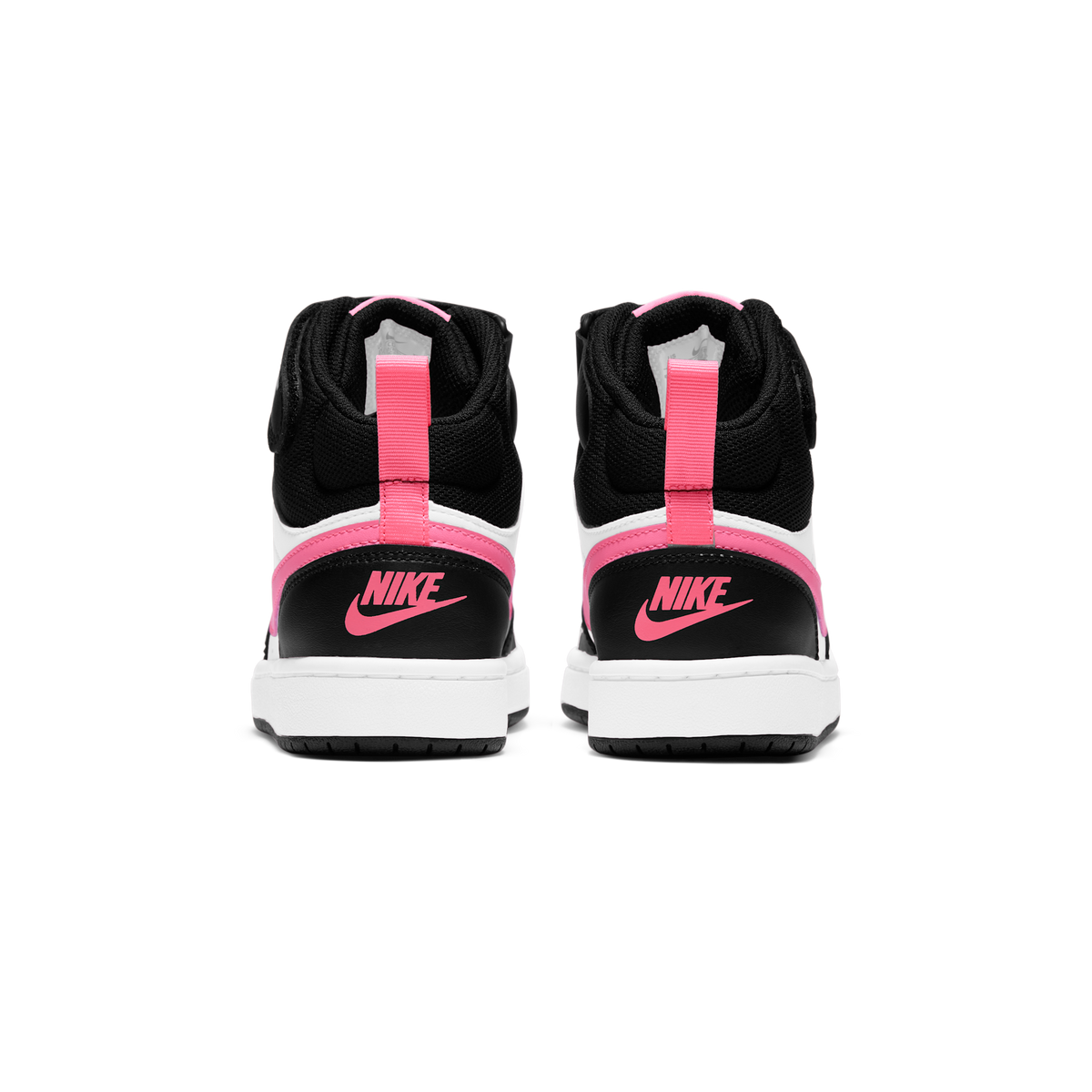 Nike Court Borough Mid 2 Black White Sunset Pulse (GS) | CD7782-005
