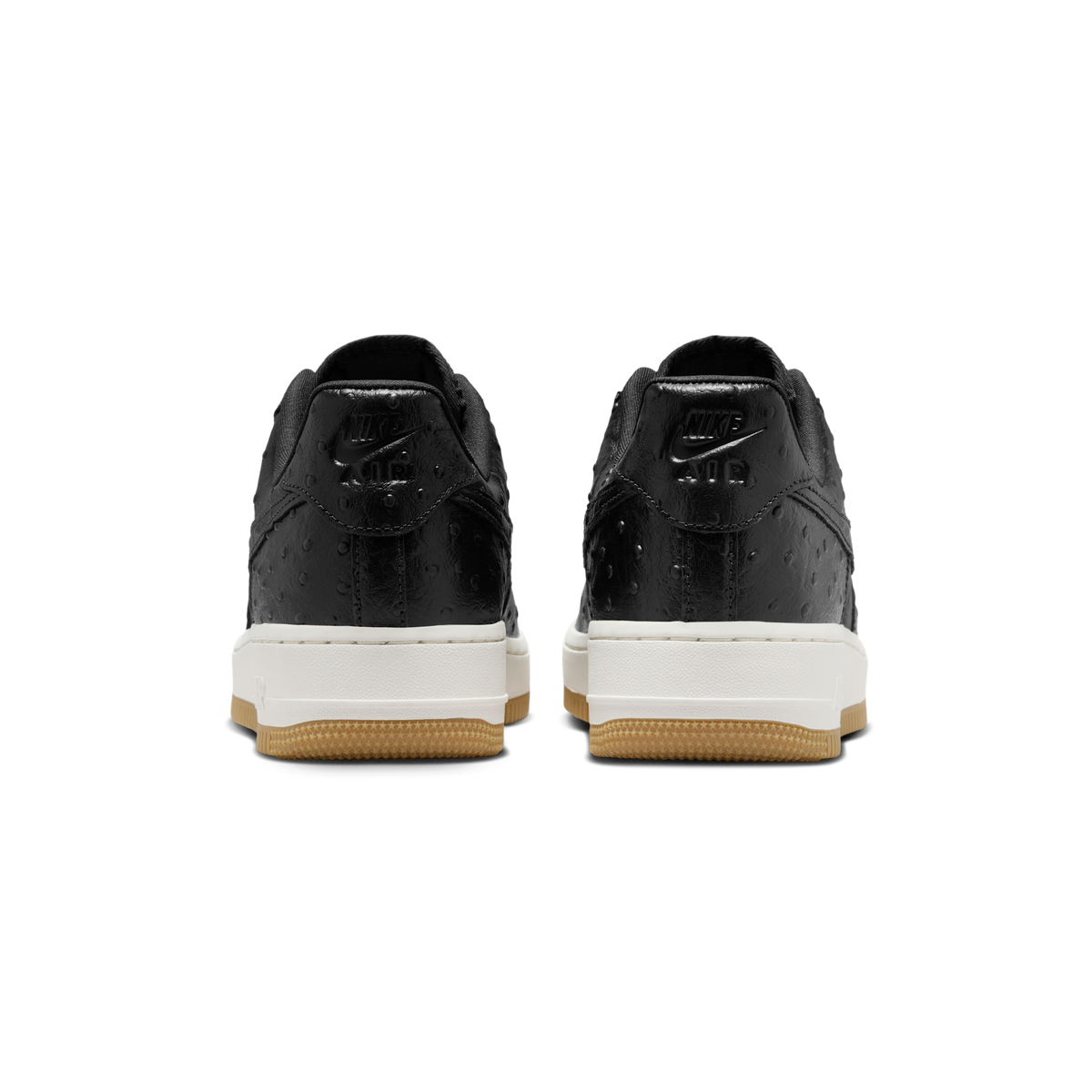 Nike Air Force 1 Low '07 Black Ostrich Gum (Women's)