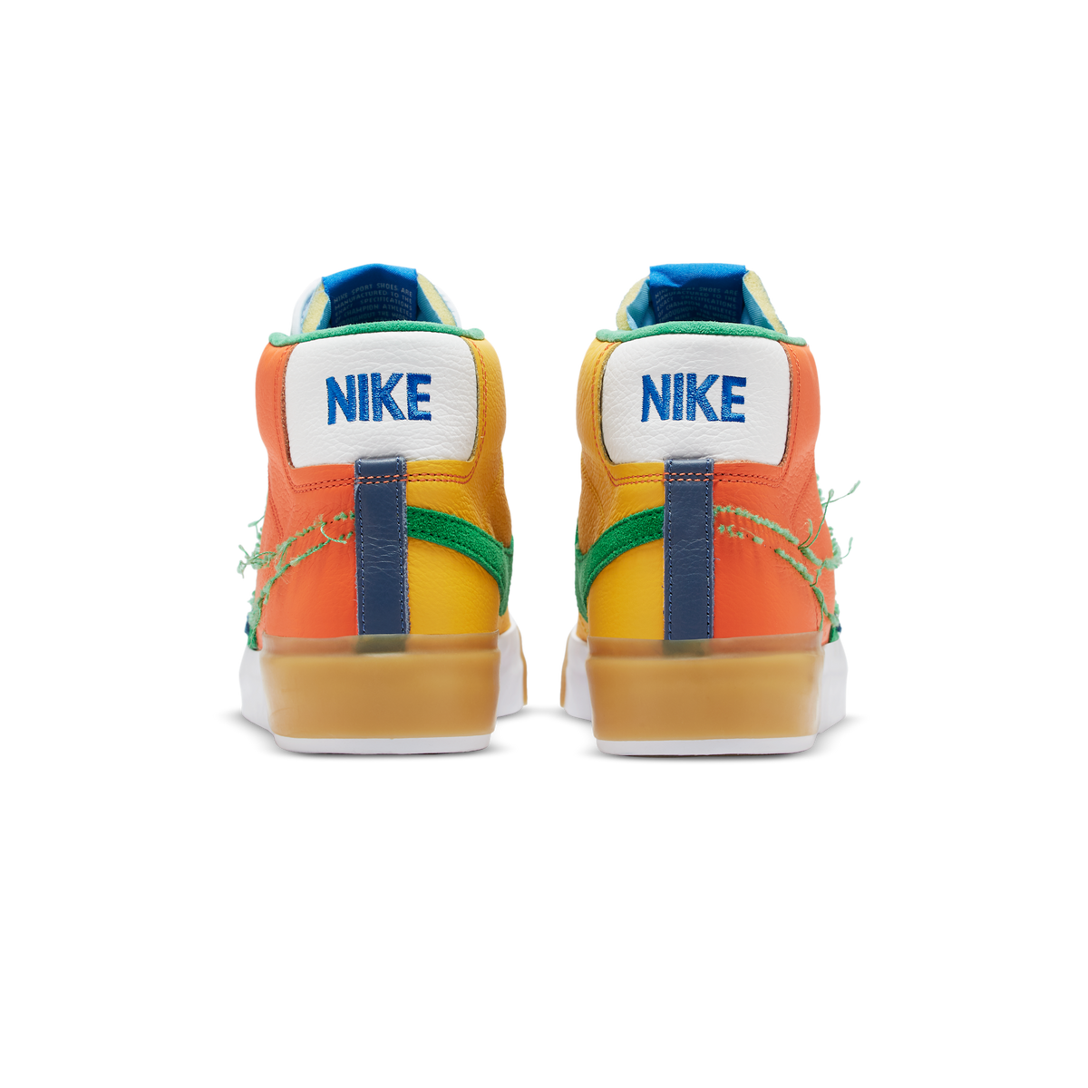 Nike SB Zoom Blazer Mid Edge Safety Orange University Gold | DA2189-800