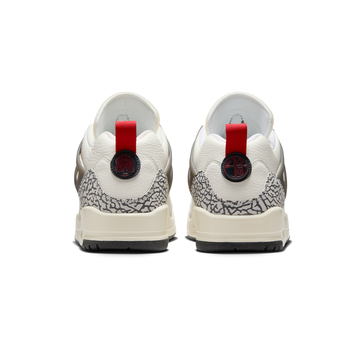 Jordan Spizike Low Sail Anthracite Coconut Milk Varsity Red
