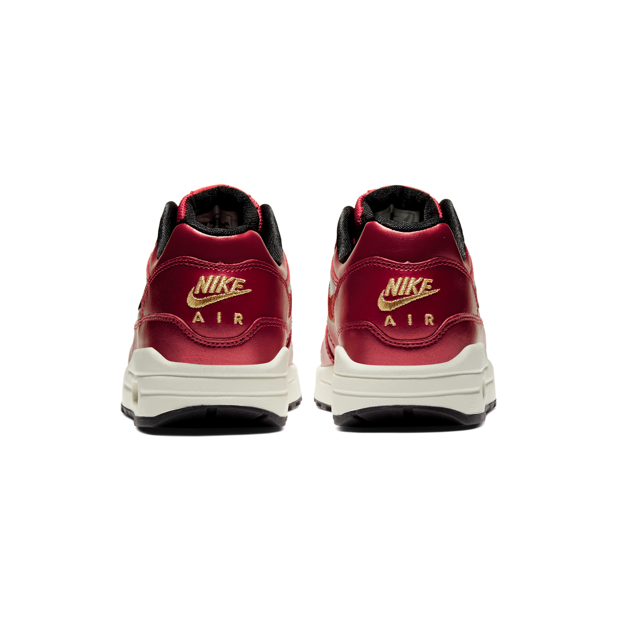 Nike Air Max 1 Red Gold Sequin (Women's)