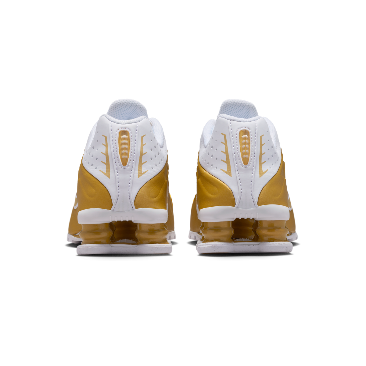 Nike Shox R4 Metallic Gold White (GS)