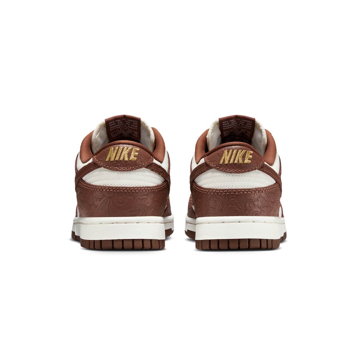 Nike Dunk Low Embossed Baroque Sail Fauna Brown (Women's) | IF3944-100