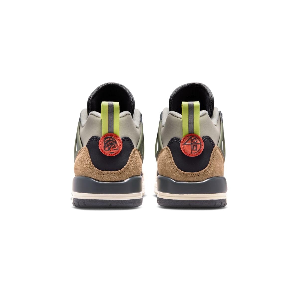 Jordan Spizike Low Anthracite Mango Cargo Khaki (GS)