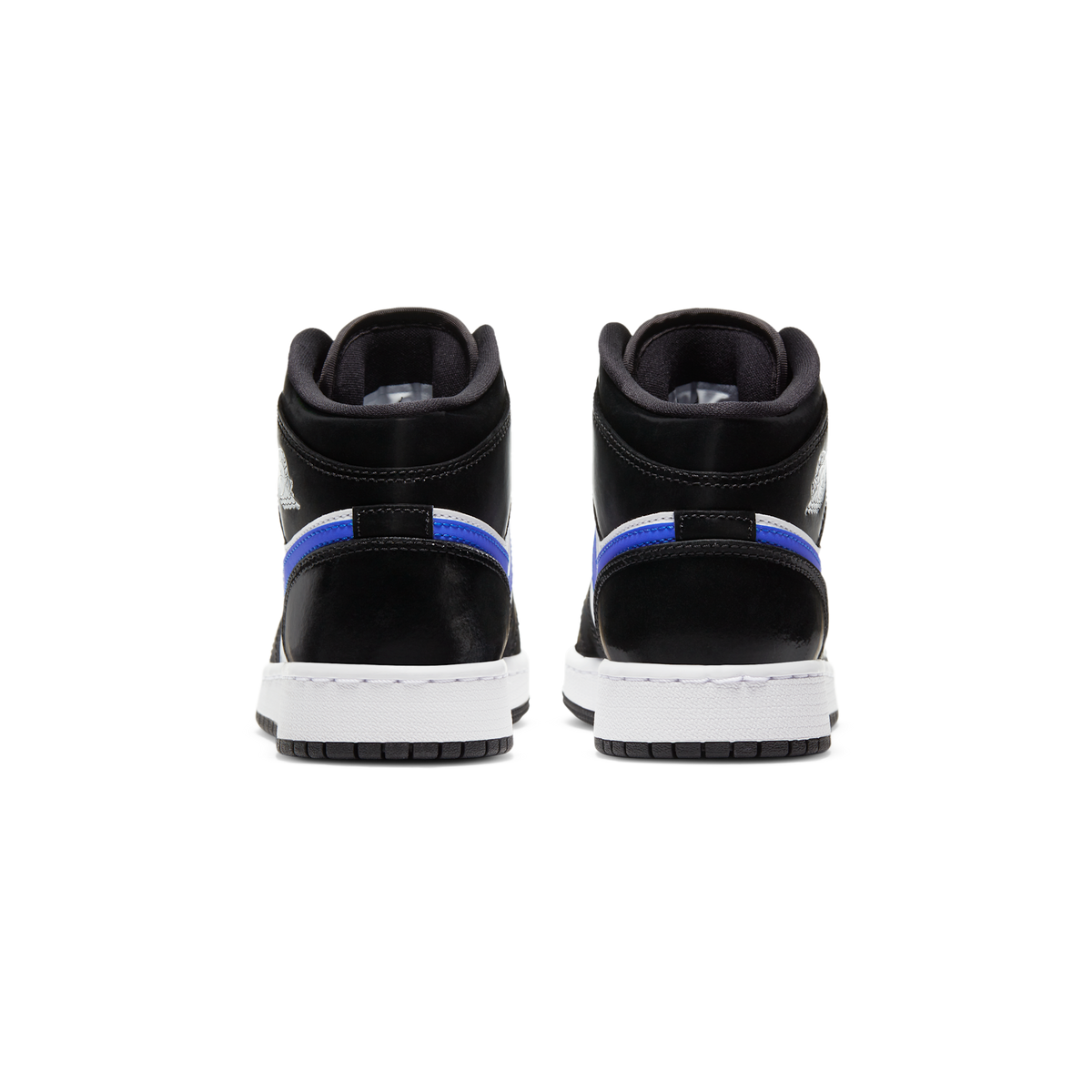 Jordan 1 Mid Black Racer Blue White (GS)