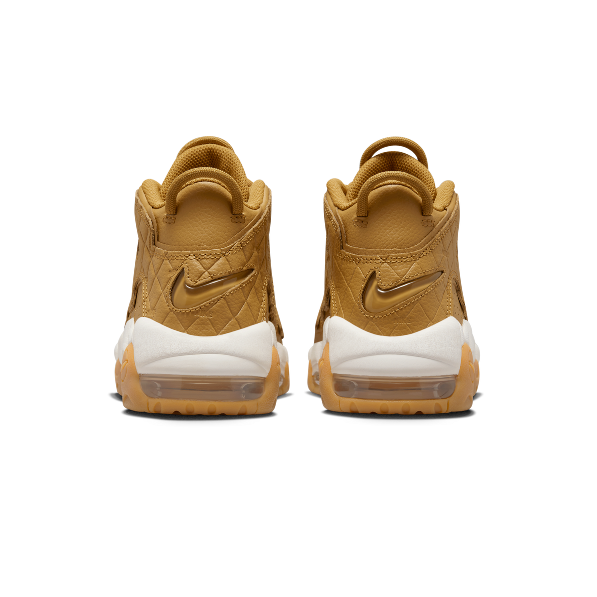Nike Air More Uptempo Quilted Wheat Gum Light Brown (Women's)