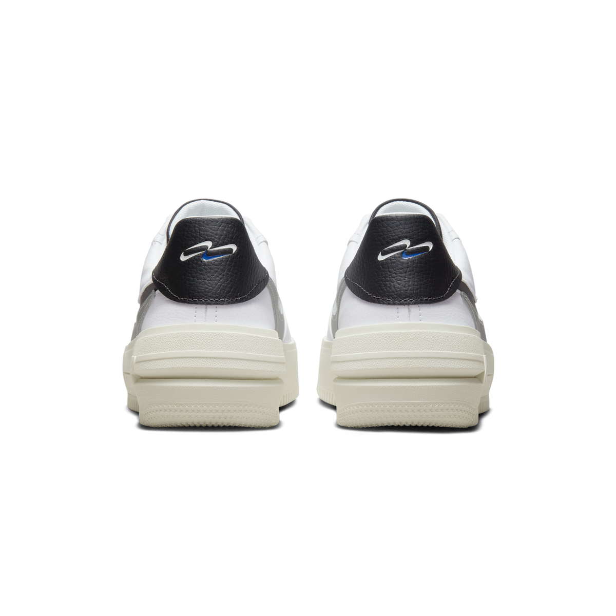 Nike Air Force 1 PLT.AF.ORM White Metallic Silver Black (Women's)