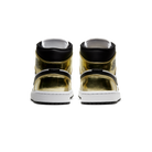 Jordan 1 Mid Metallic Gold Black White