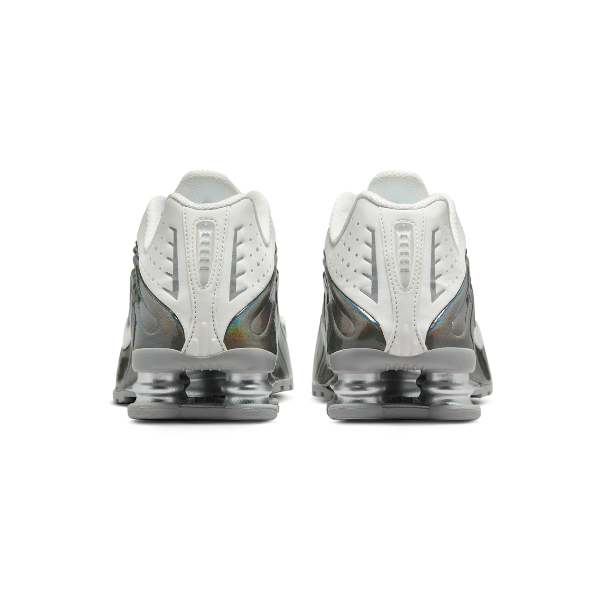 Nike Shox R4 White Iridescent (Women's) | IB7703-100