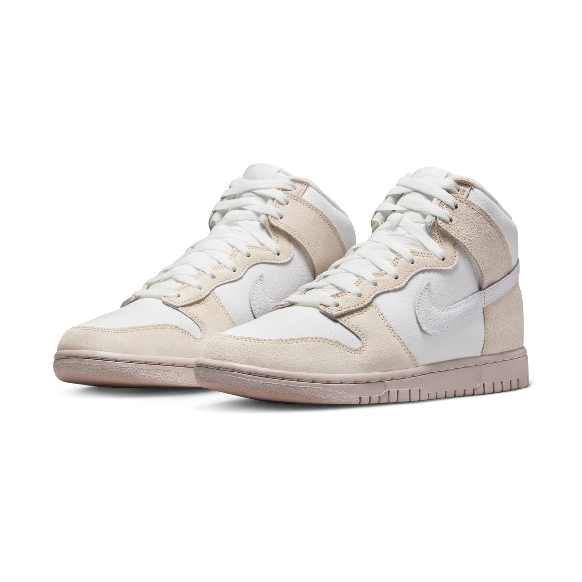 Nike Dunk High Retro PRM Cracked Leather Swoosh