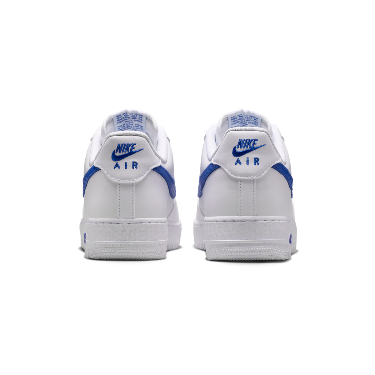 Nike Air Force 1 Low '07 Carbon Fiber Swoosh White Game Royal