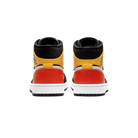 Jordan 1 Mid Black Amarillo Orange