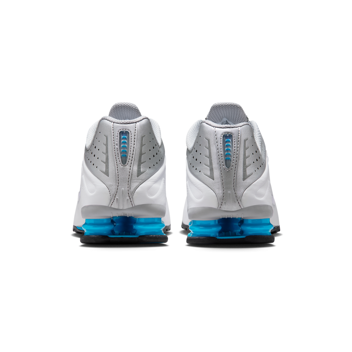 Nike Shox R4 Metallic Silver White Blue Lagoon | HQ1988-005