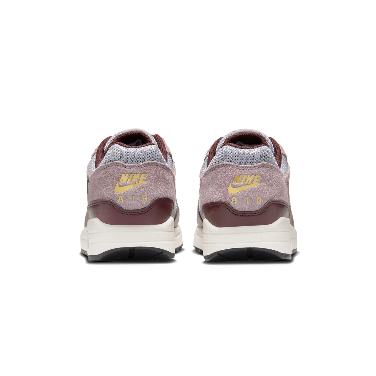 Nike Air Max 1 Essential PRM Cement Grey Burgundy Crush