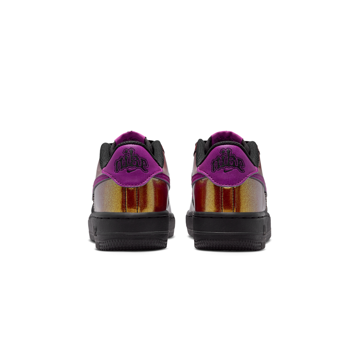 Nike Air Force 1 Low LV8 Glam Rock Black Bold Berry (GS)
