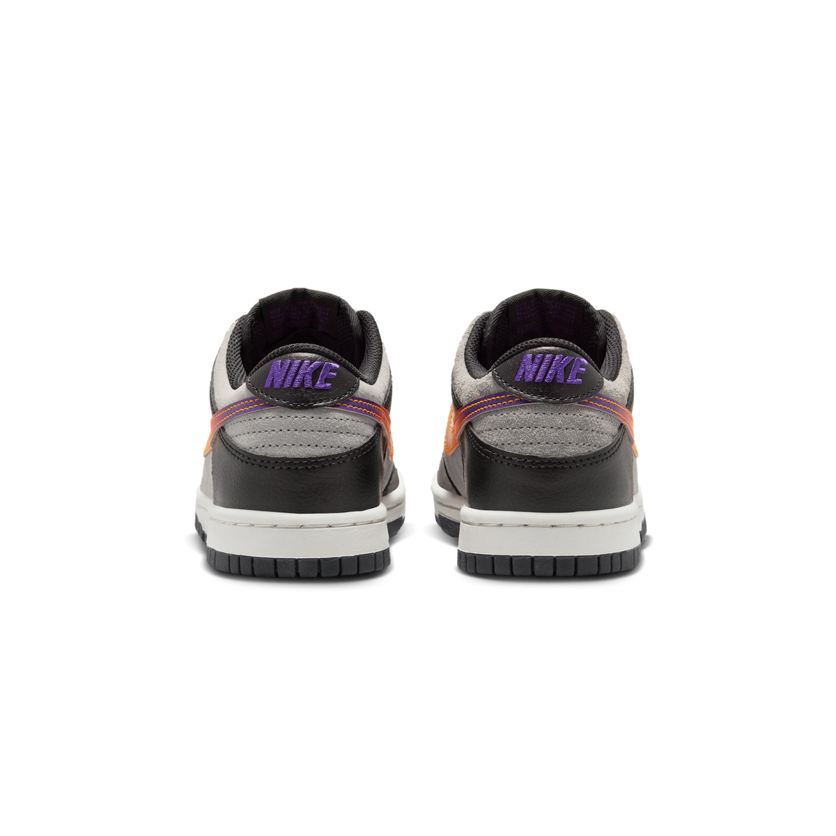 Nike Dunk Low Medium Grey Black Orange Peel (GS)