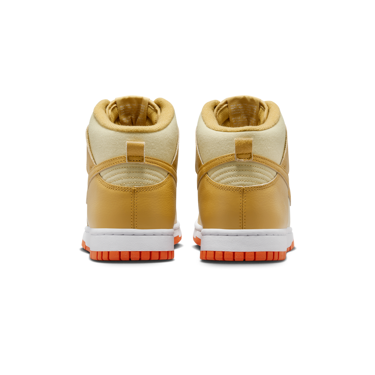 Nike Dunk High Wheat Gold Safety Orange