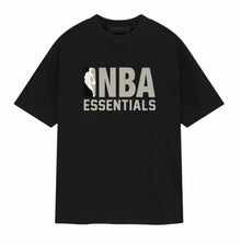 Fear of God Essentials SS25 NBA Tee Vintage Black Grey Logo