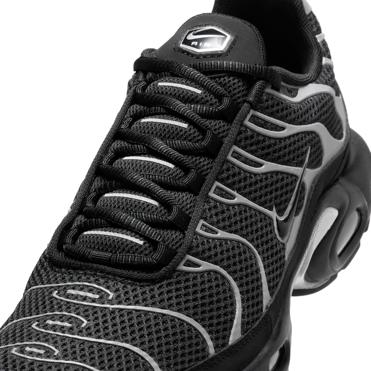 Nike Air Max Plus Premium Black Reflective Silver | HQ3029-001
