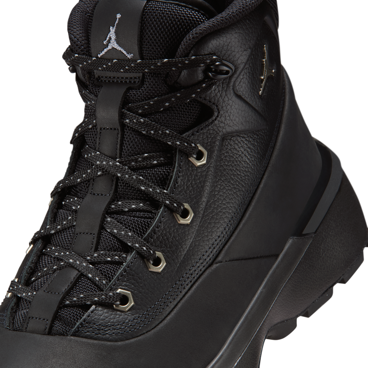 Jordan City Boot Black Metallic Silver