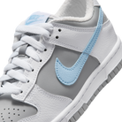 Nike Dunk Low White Light Smoke Grey Celestine Blue (GS)