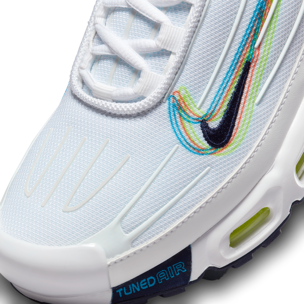 Nike Air Max Plus 3 3D Swoosh White Volt | DV6823-100