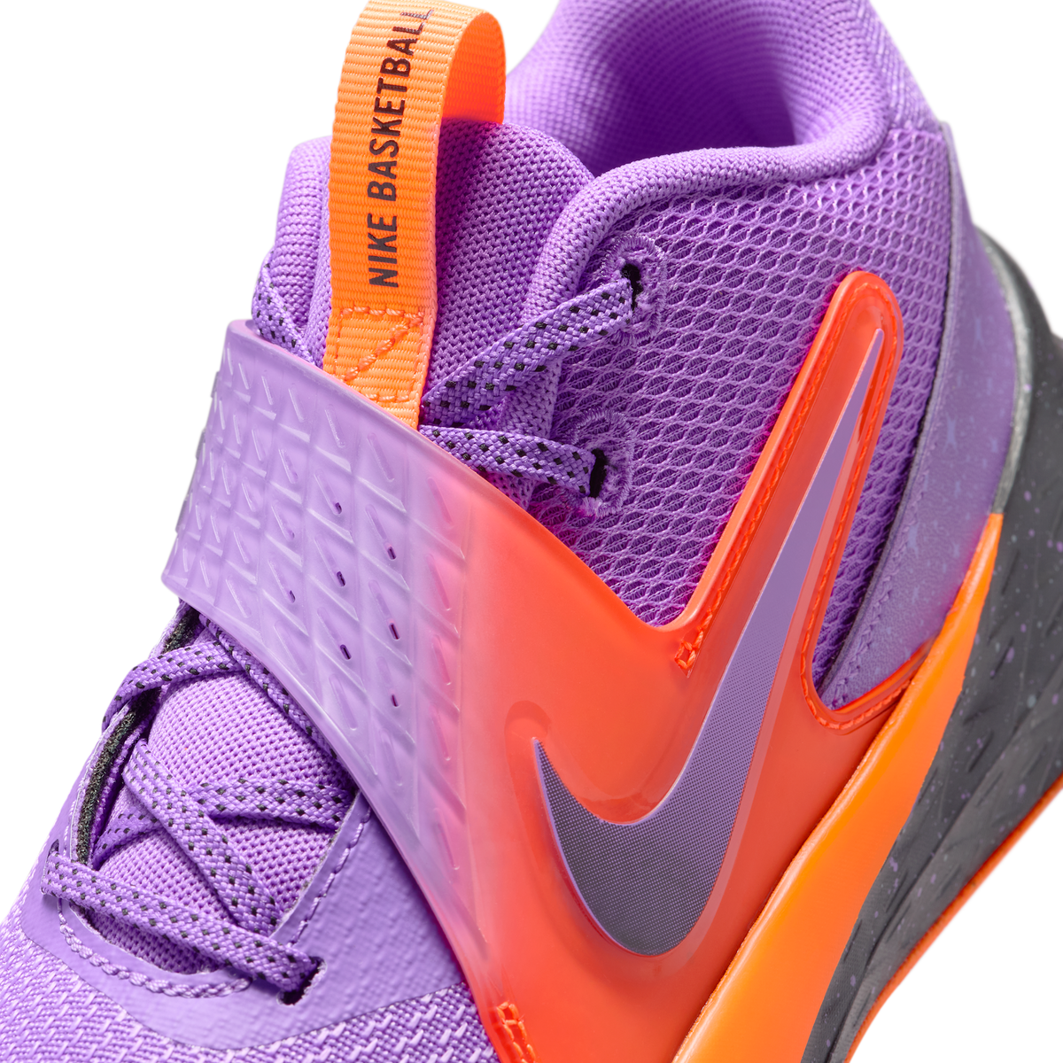 Nike Team Hustle D 12 Bright Violet Total Orange (GS)