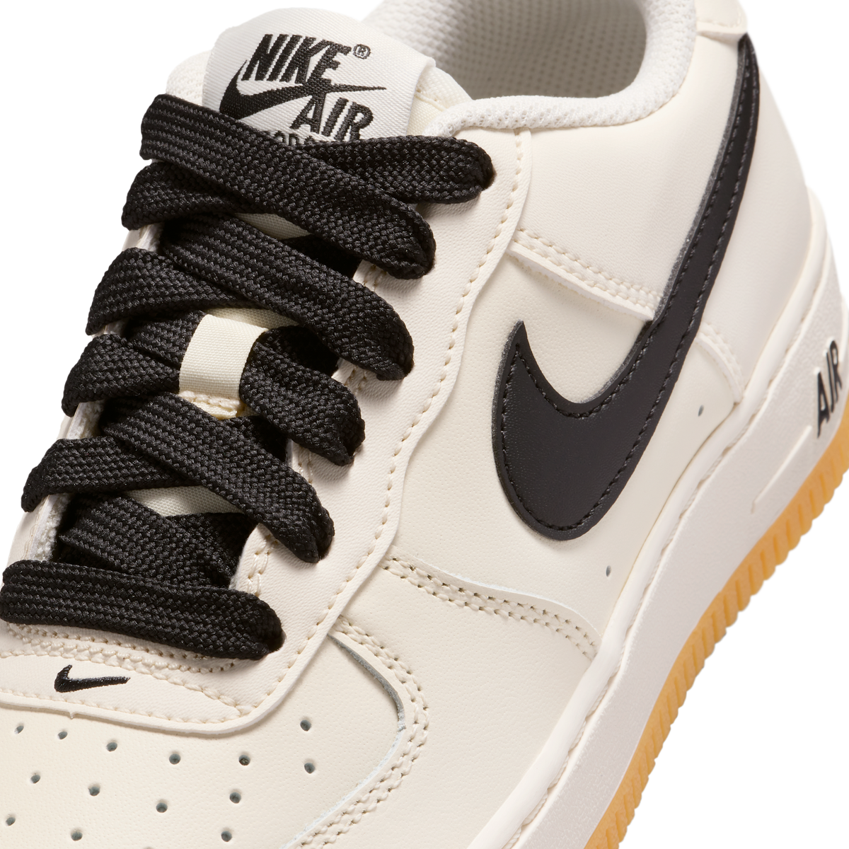 Nike Air Force 1 Low LV8 Soft Pearl Gum Black (GS)
