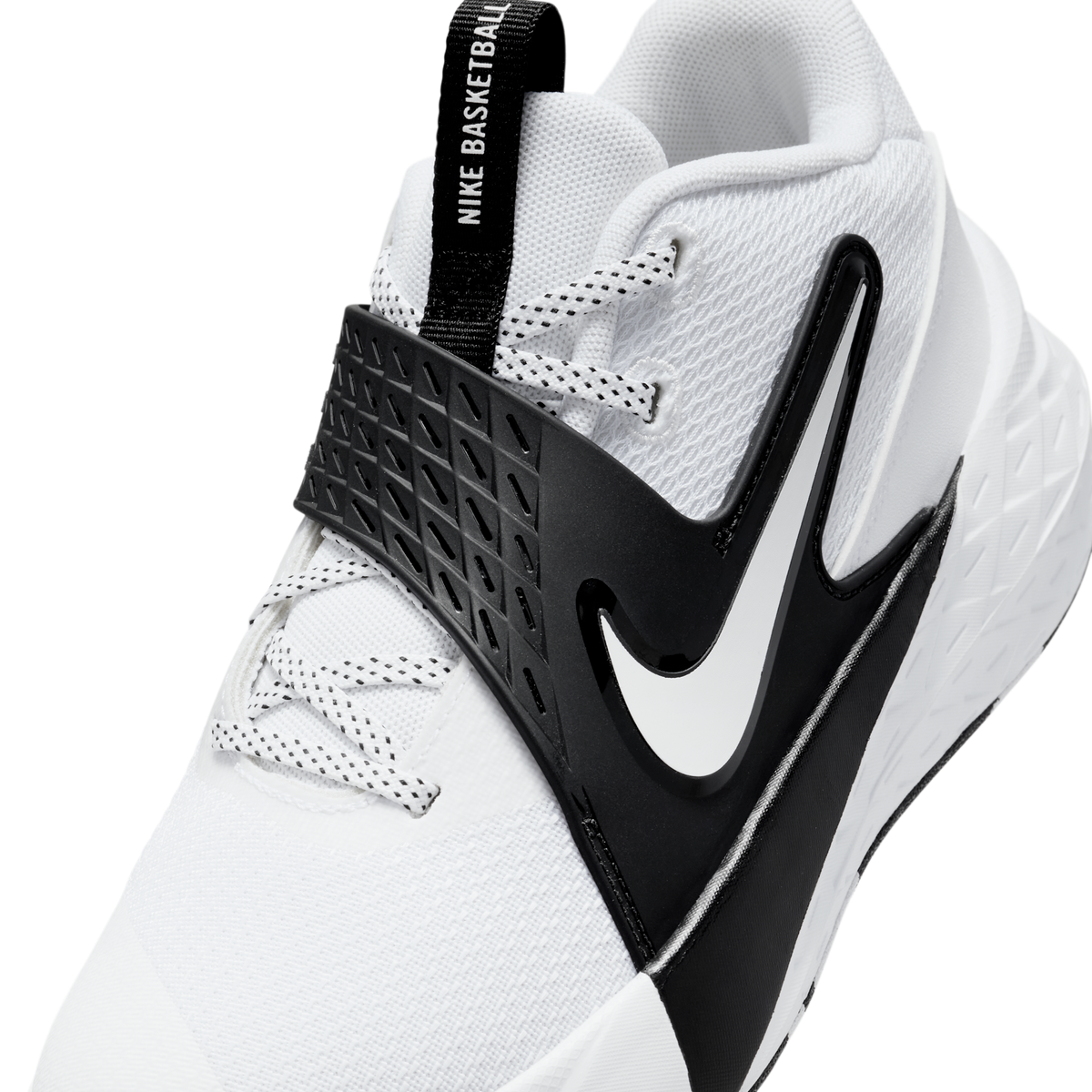 Nike Team Hustle D 12 White Black (GS)