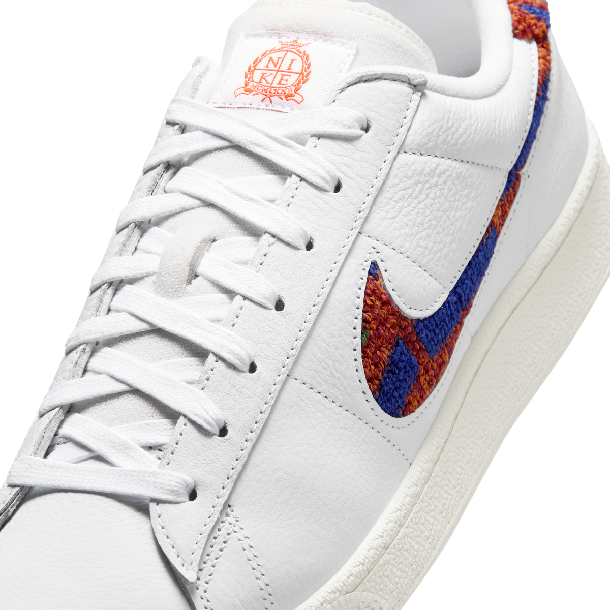 Nike Tennis Classic Premium White Sail Safety Orange | IV1293-100