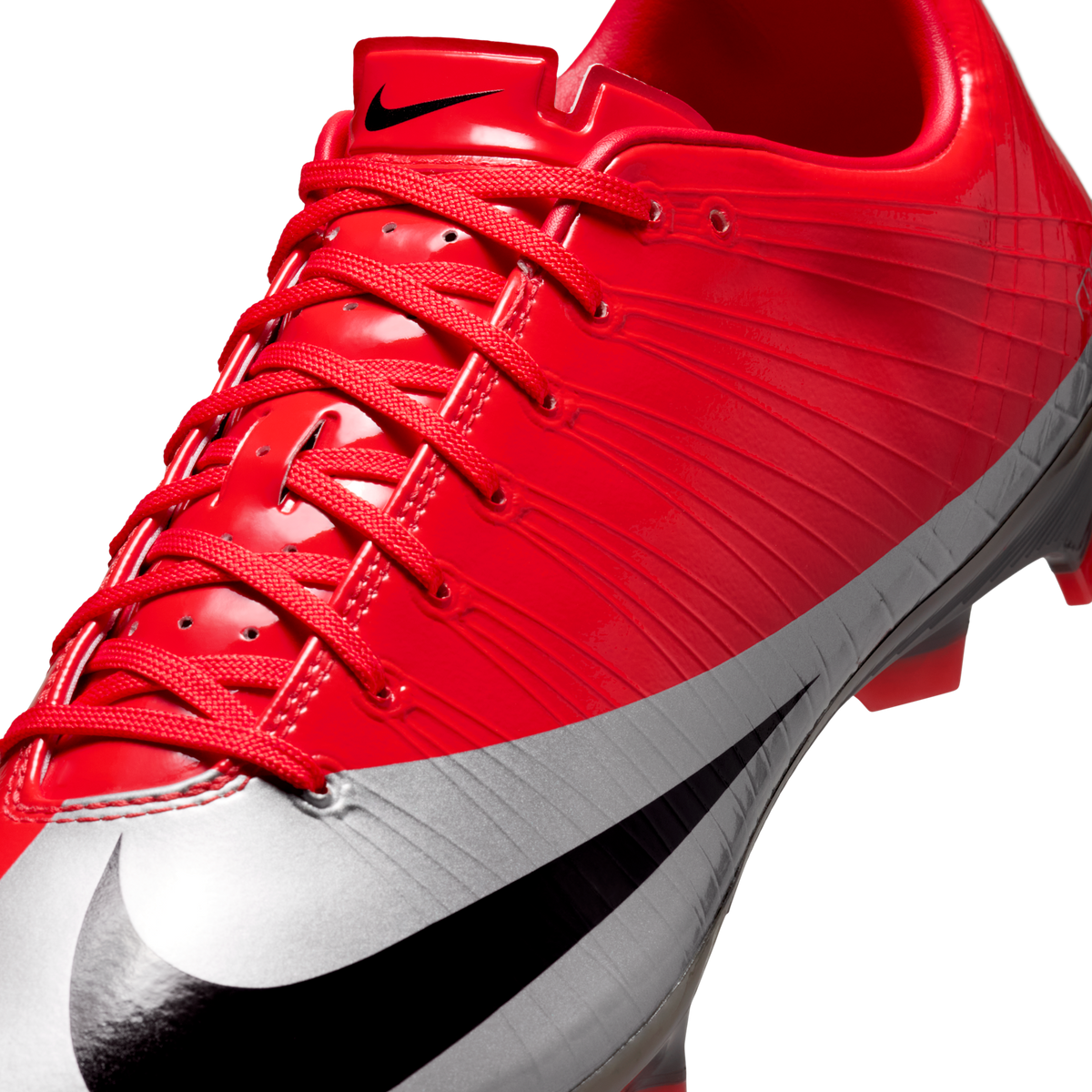 Nike Zoom Mercurial Vapor Superfly 1 RGN FG SE CR7 Max Orange Metallic Silver