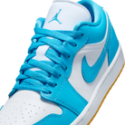 Jordan 1 Low White Gum Light Brown Dark Powder Blue (Women's)