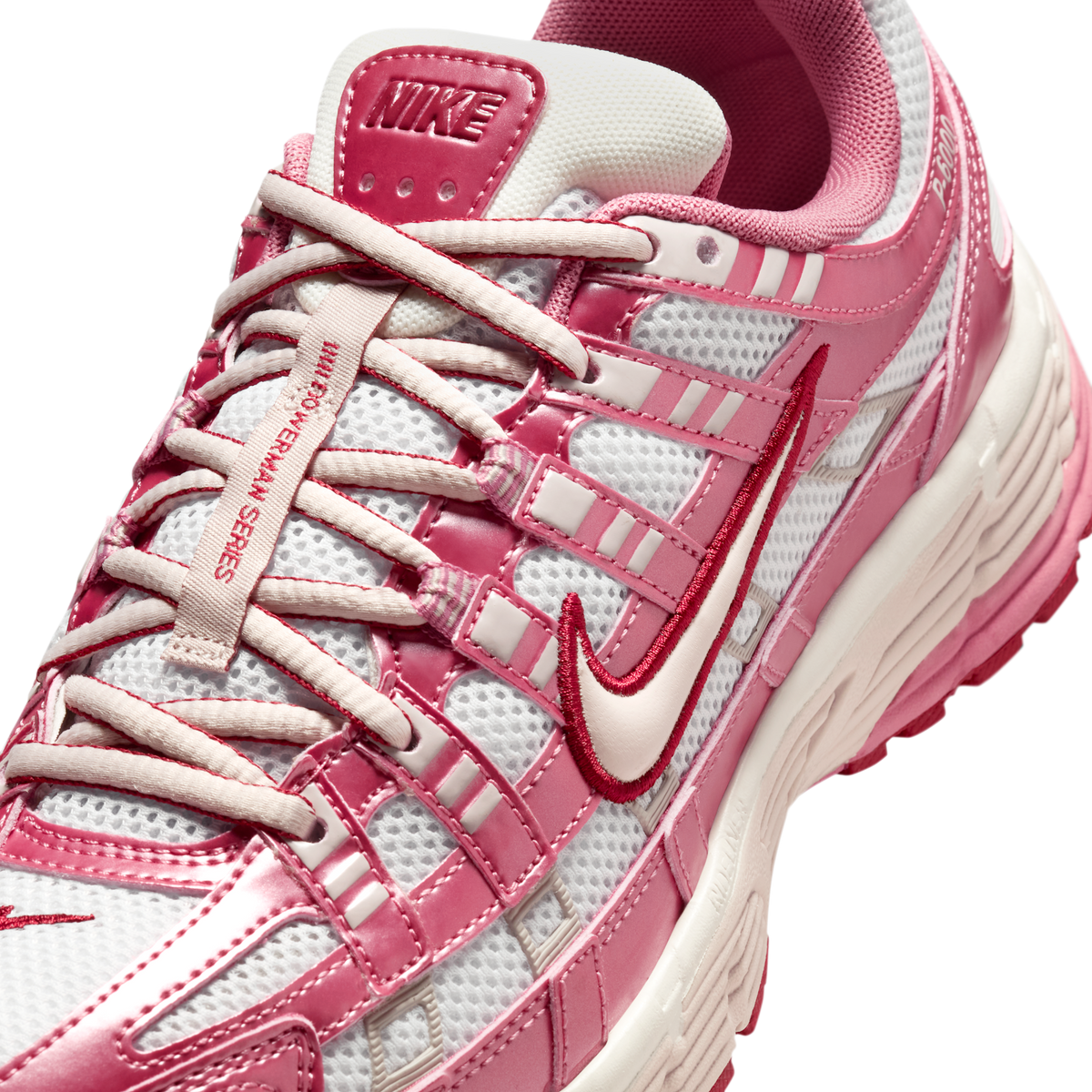 Nike P-6000 White Silt Red Peony (Women's)