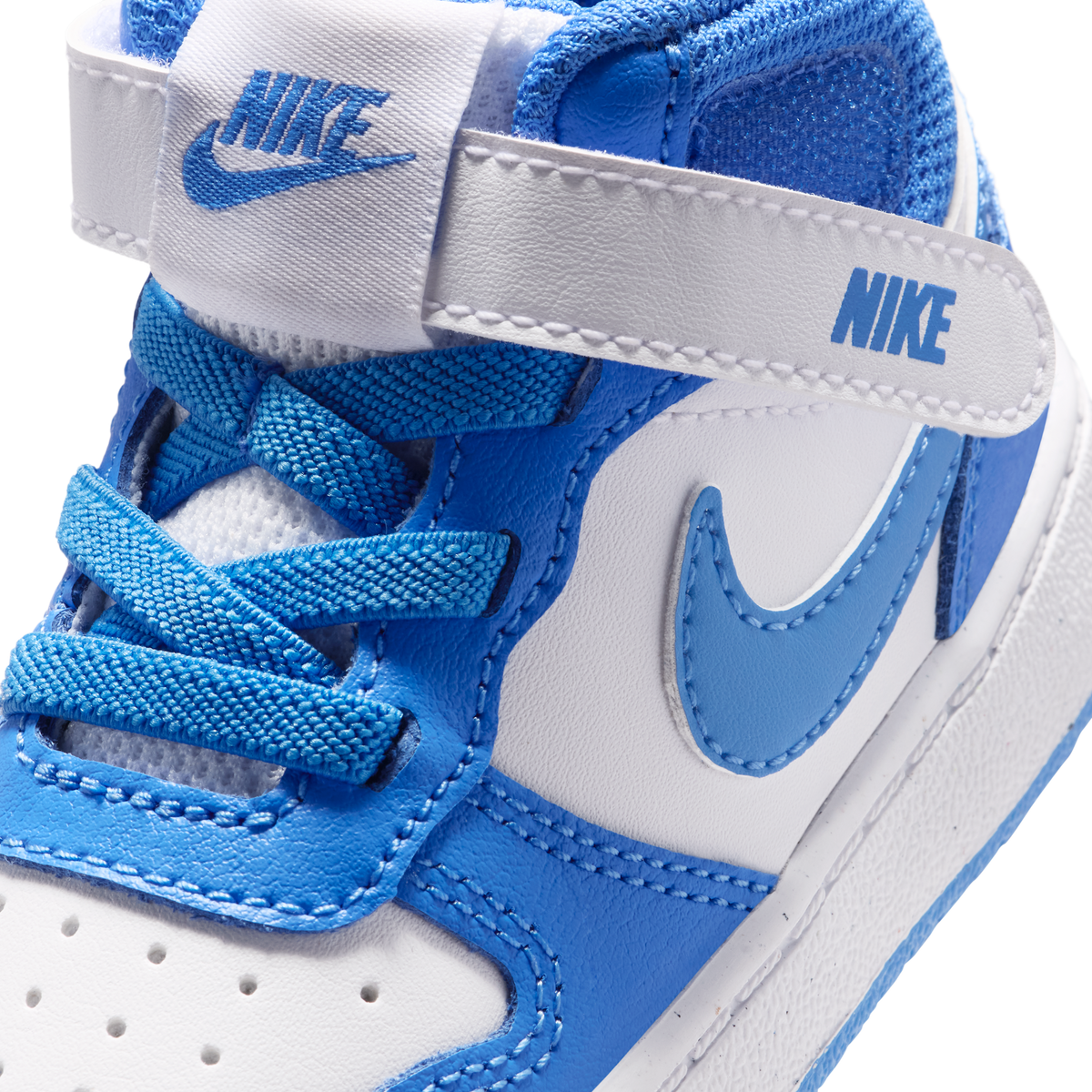 Nike Court Borough Mid 2 White Blue Crystal (TD)