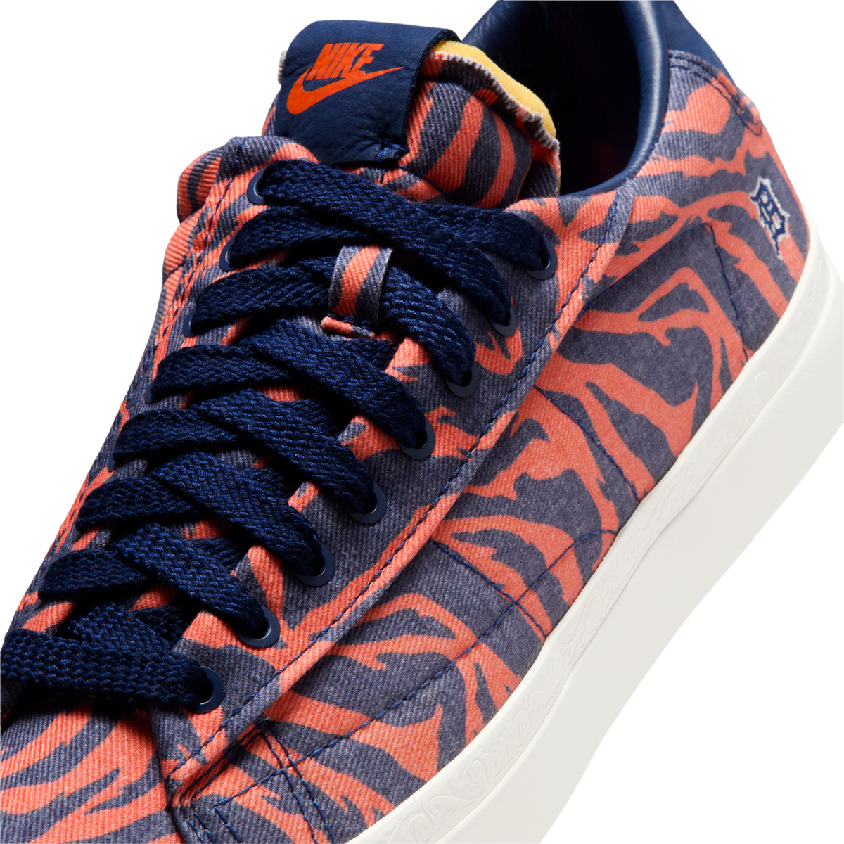 Nike Blazer Low Devin Booker Detroit Tigers Safety Orange Blue Void | HQ2054-801