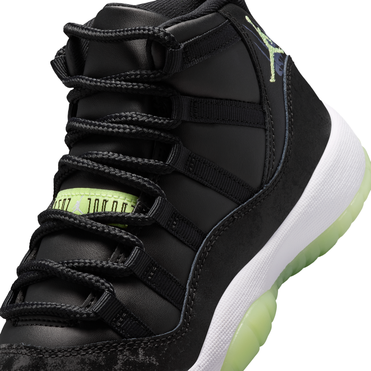 Jordan 11 Retro Black Barely Volt (GS)