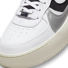 Nike Air Force 1 PLT.AF.ORM White Metallic Silver Black (Women's)